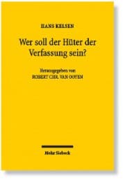 Cover von Wer soll Hüter der Verfassung sein?