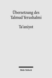 Cover von Übersetzung des Talmud Yerushalmi
