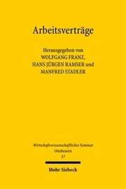 Cover von Arbeitsverträge