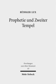 Cover von Prophetie und Zweiter Tempel