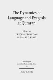 Cover von The Dynamics of Language and Exegesis at Qumran