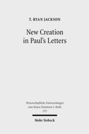 Cover von New Creation in Paul's Letters