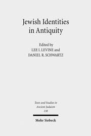Cover von Jewish Identities in Antiquity