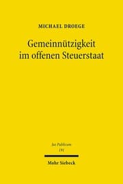 Cover von Gemeinnützigkeit im offenen Steuerstaat