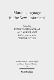 Cover von Moral Language in the New Testament