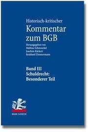 Cover von Historisch-kritischer Kommentar zum BGB