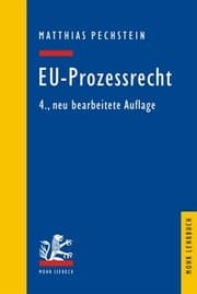 Cover von EU-Prozessrecht