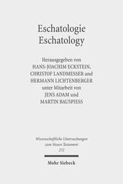 Cover von Eschatologie - Eschatology
