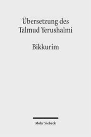 Cover von Übersetzung des Talmud Yerushalmi