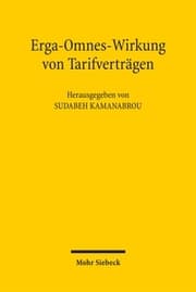 Cover von Erga-Omnes-Wirkung von Tarifverträgen
