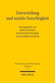 Cover von Umverteilung und soziale Gerechtigkeit
