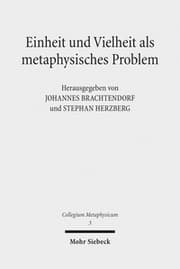 Cover von Einheit und Vielheit als metaphysisches Problem