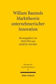 Cover von William Baumols Markttheorie unternehmerischer Innovation