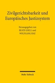 Cover von Zivilgerichtsbarkeit und Europäisches Justizsystem