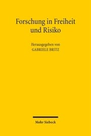 Cover von Forschung in Freiheit und Risiko