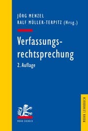 Cover von Verfassungsrechtsprechung