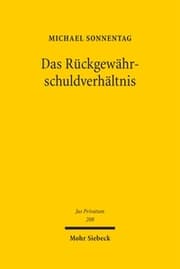 Cover von Das Rückgewährschuldverhältnis
