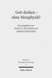 Cover von Gott denken - ohne Metaphysik?
