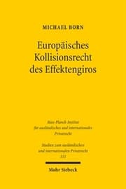 Cover von Europäisches Kollisionsrecht des Effektengiros