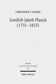 Cover von Gottlieb Jakob Planck (1751-1833)