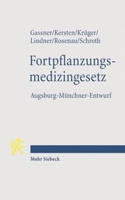 Cover von Fortpflanzungsmedizingesetz