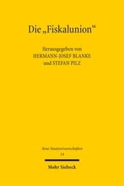 Cover von Die 'Fiskalunion'