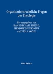 Cover von Organisationsrechtliche Fragen der Theologie