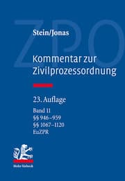 Cover von Kommentar zur Zivilprozessordnung 11