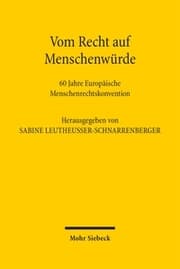 Cover von Vom Recht auf Menschenwürde