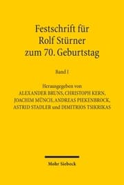 Cover von Festschrift für Rolf Stürner zum 70. Geburtstag