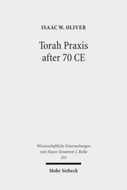 Cover von Torah Praxis after 70 CE