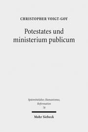Cover von Potestates und ministerium publicum