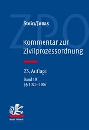 Cover von Kommentar zur Zivilprozessordnung 10