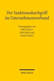 Cover von Der Sanktionsdurchgriff im Unternehmensverbund