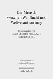 Cover von Der Mensch zwischen Weltflucht und Weltverantwortung