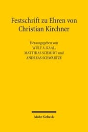 Cover von Festschrift zu Ehren von Christian Kirchner