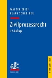 Cover von Zivilprozessrecht