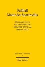 Cover von Fußball - Motor des Sportrechts