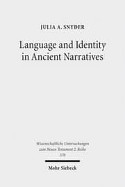 Cover von Language and Identity in Ancient Narratives