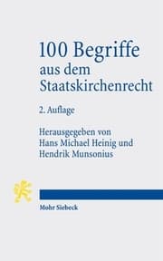 Cover von 100 Begriffe aus dem Staatskirchenrecht