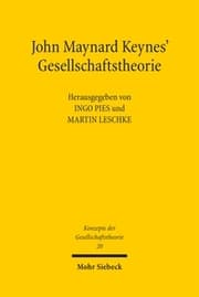 Cover von John Maynard Keynes' Gesellschaftstheorie