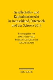 Cover von Gesellschafts- und Kapitalmarktrecht in Deutschland, Österreich und der Schweiz 2014