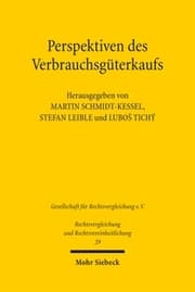 Cover von Perspektiven des Verbrauchsgüterkaufs