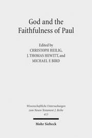 Cover von God and the Faithfulness of Paul