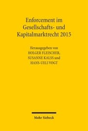 Cover von Enforcement im Gesellschafts- und Kapitalmarktrecht 2015