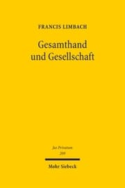 Cover von Gesamthand und Gesellschaft