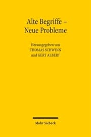 Cover von Alte Begriffe - Neue Probleme
