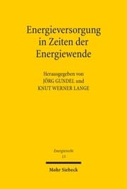 Cover von Energieversorgung in Zeiten der Energiewende