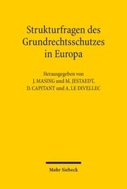 Cover von Strukturfragen des Grundrechtsschutzes in Europa