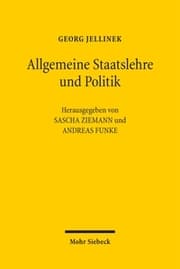 Cover von Allgemeine Staatslehre und Politik